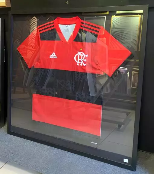 Camisa do Flamengo emoldurada